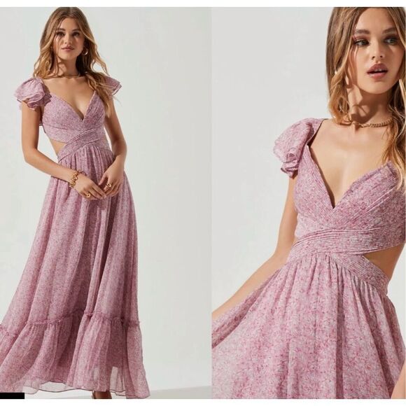 ASTR The Label Primrose Dress - Pink - Picture 2 of 13